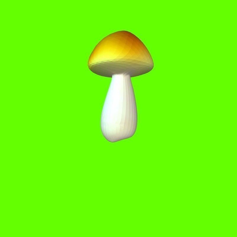 Porcini mushroom 160708 3D print model_1