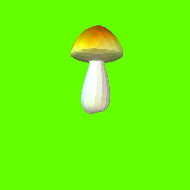 Porcini mushroom 160708 3D print model_3