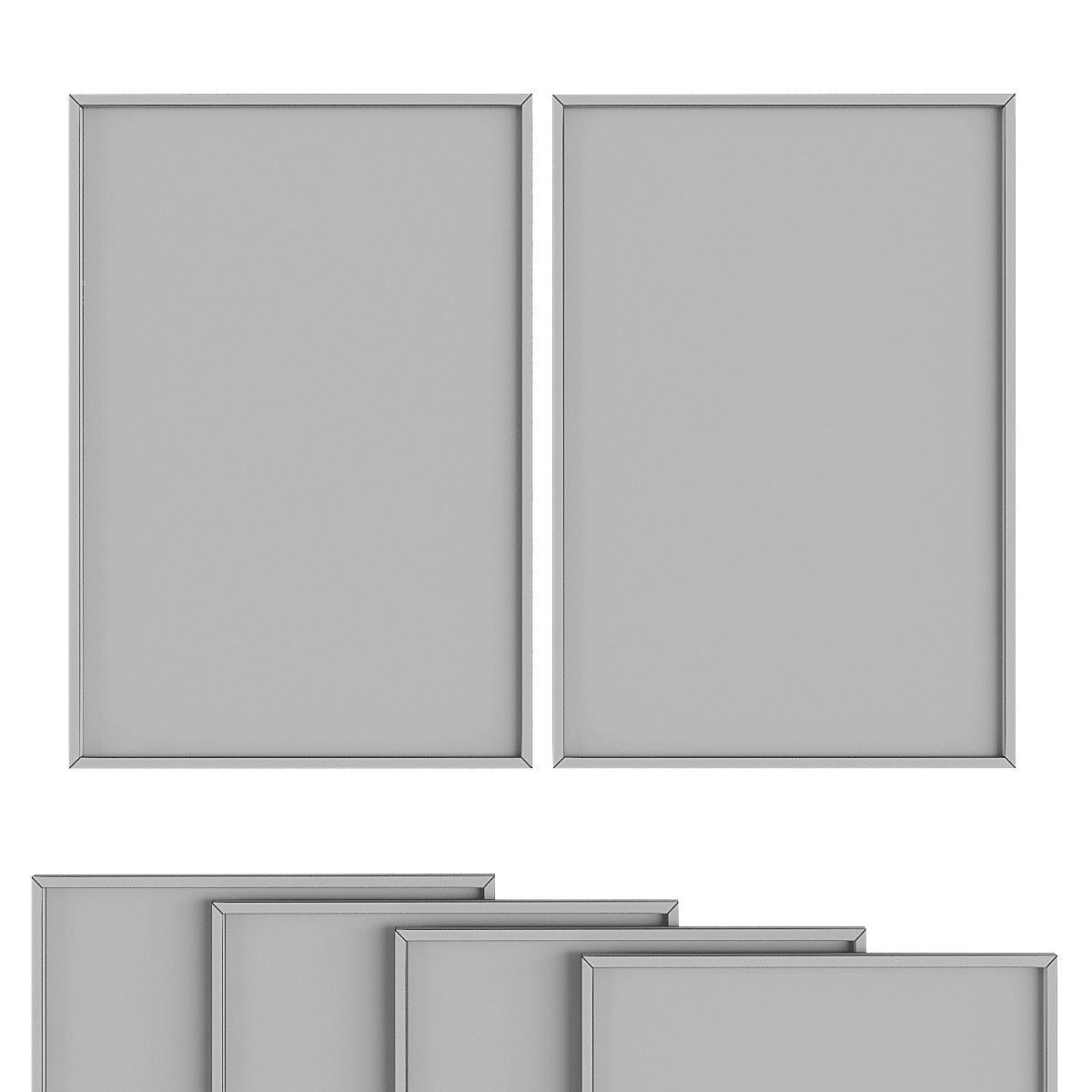 Pictures874 square glass mosaic tile Low-poly 3D model_4