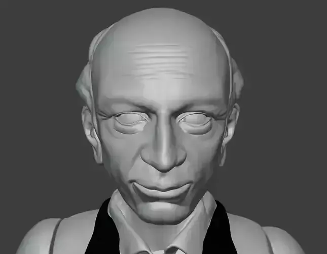Eric ZEMMOUR action figure bootleg toys Whiteflagtoys 3D print model
