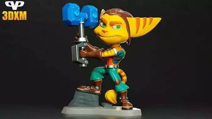 Ratchet Chibi for 3D Printing STL
