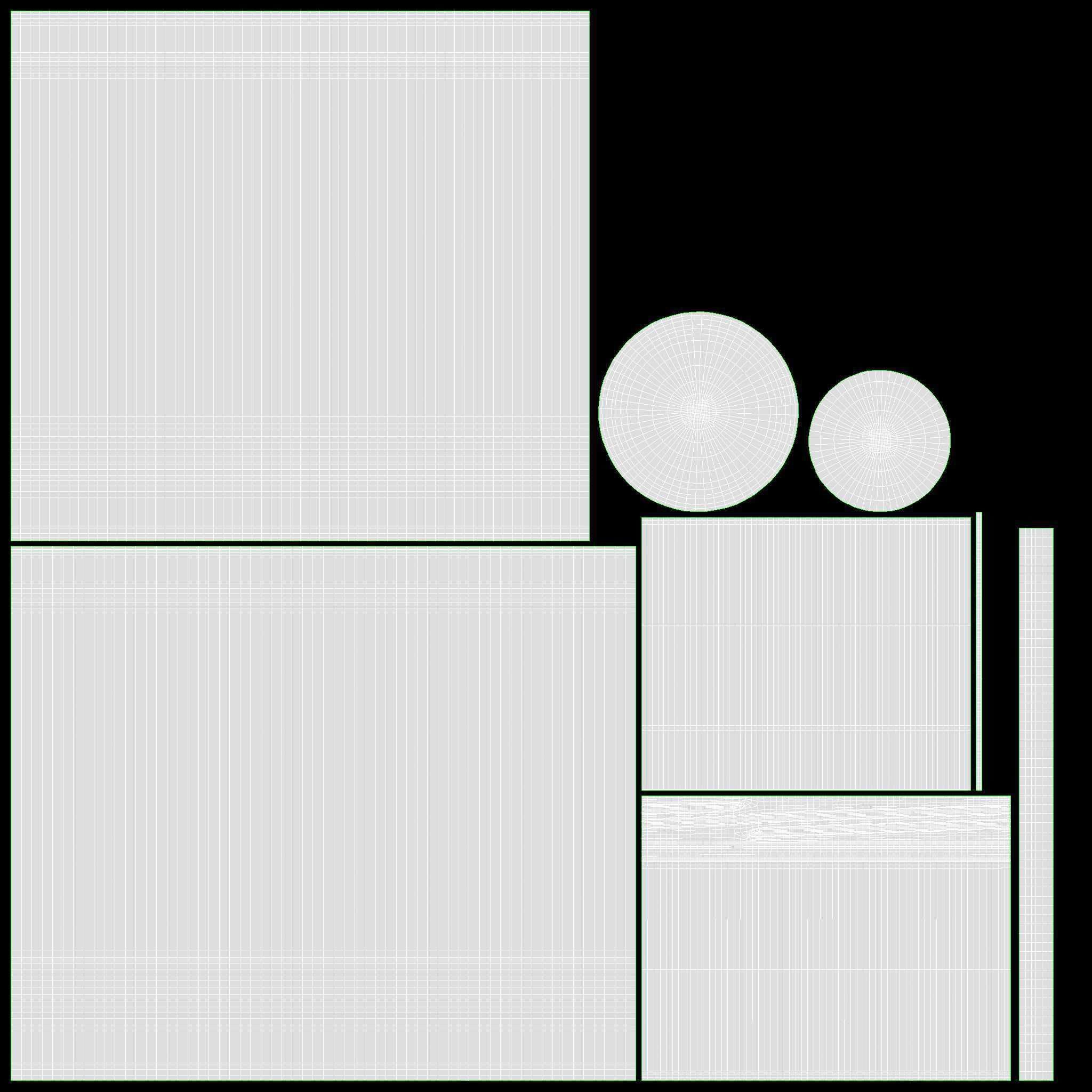 Glass soft drink soda water bottle 17 3D model_9