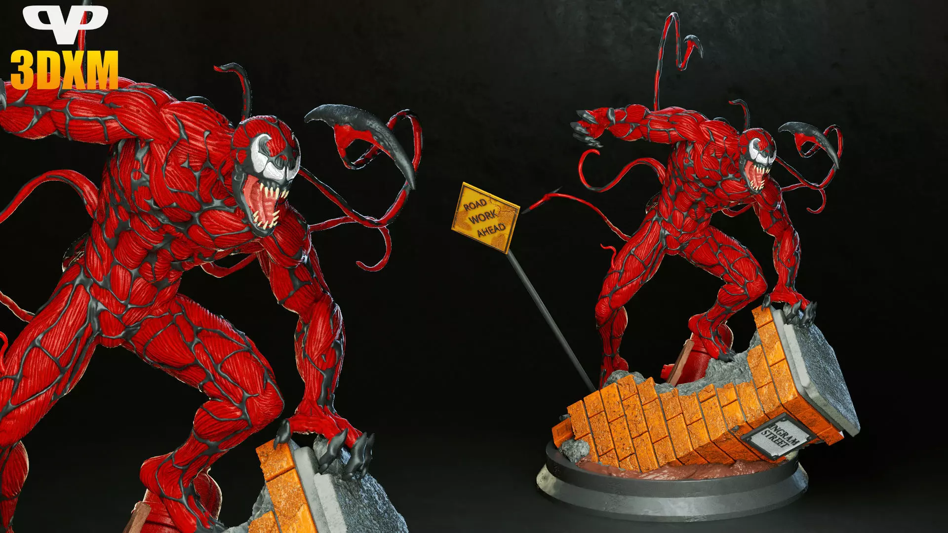 Carnage for 3D Printing STL 3D print model_0