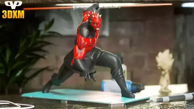 Darth Maul for 3D Printing STL 3D print model