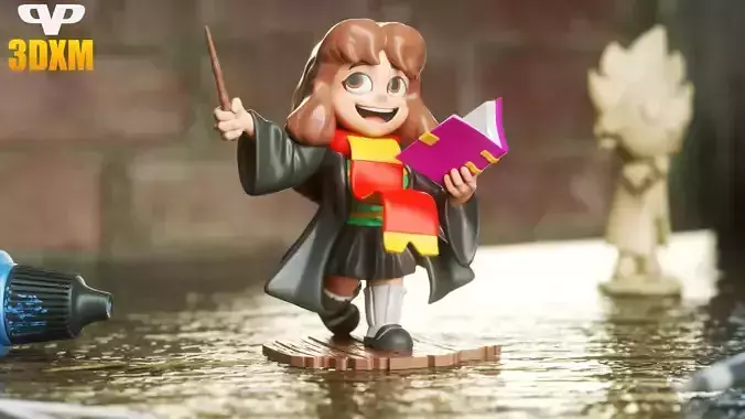 Hermiona Chibi for 3D Printing STL