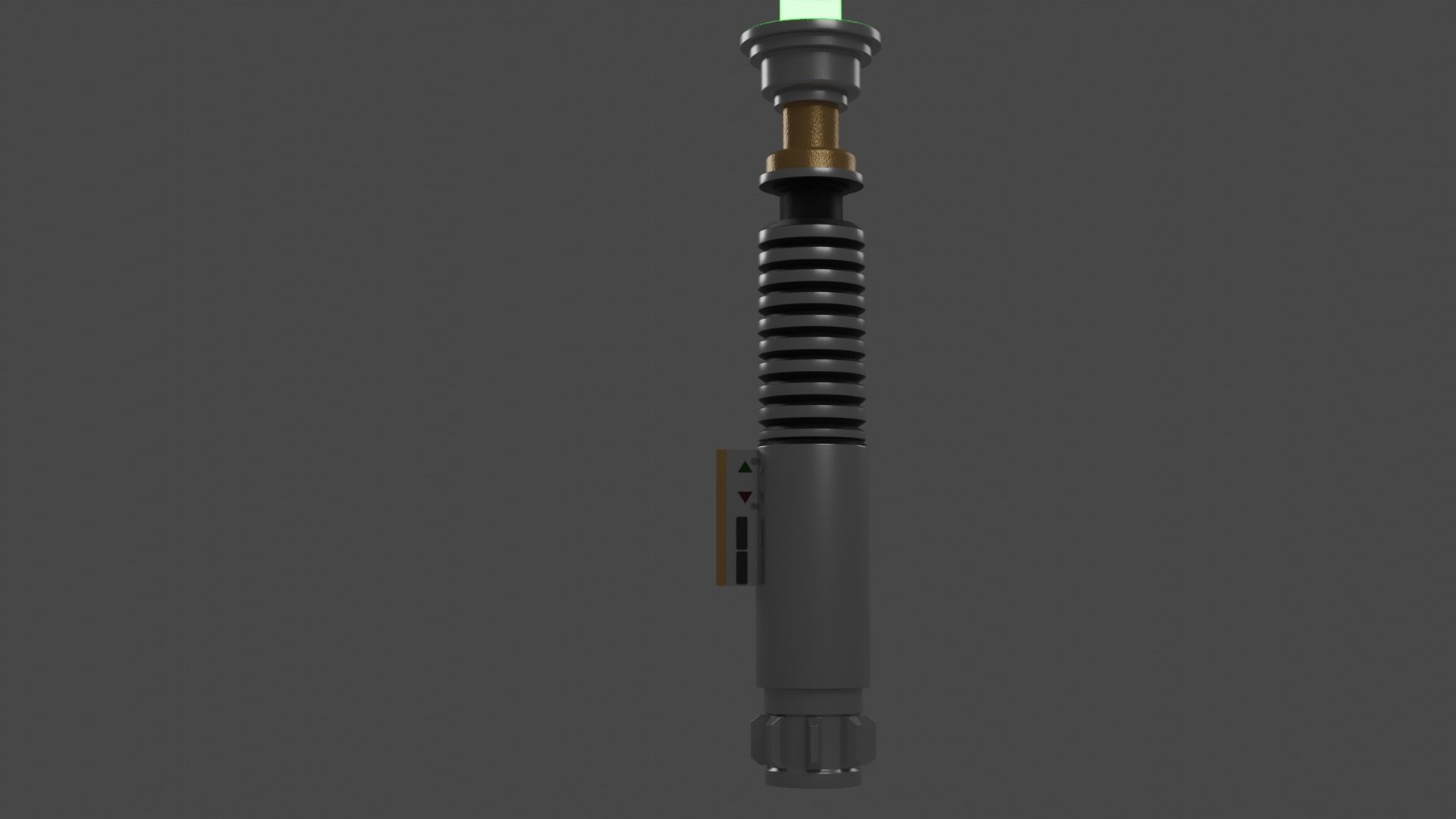 Lightsaber star wars Low-poly 3D model_5