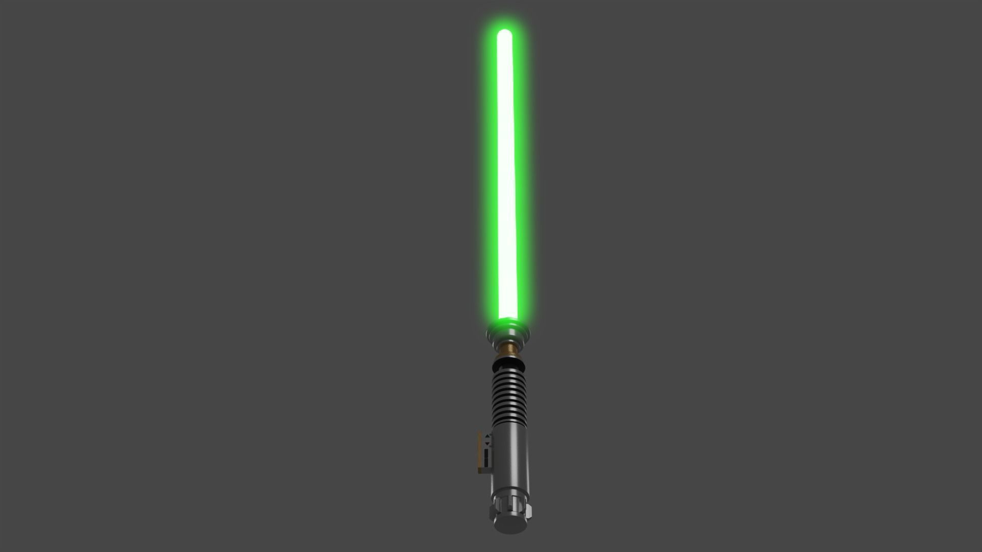 Lightsaber star wars Low-poly 3D model_4