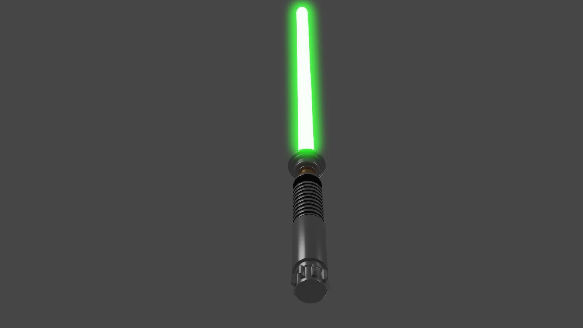 Lightsaber star wars Low-poly 3D model_7