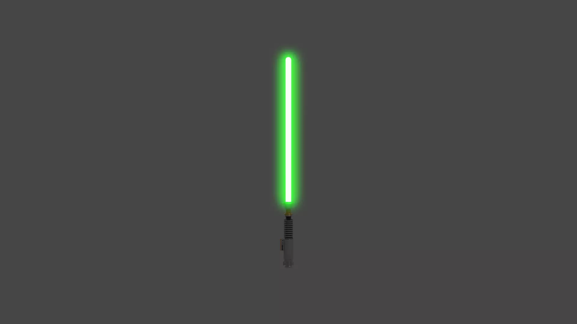 Lightsaber star wars Low-poly 3D model_0