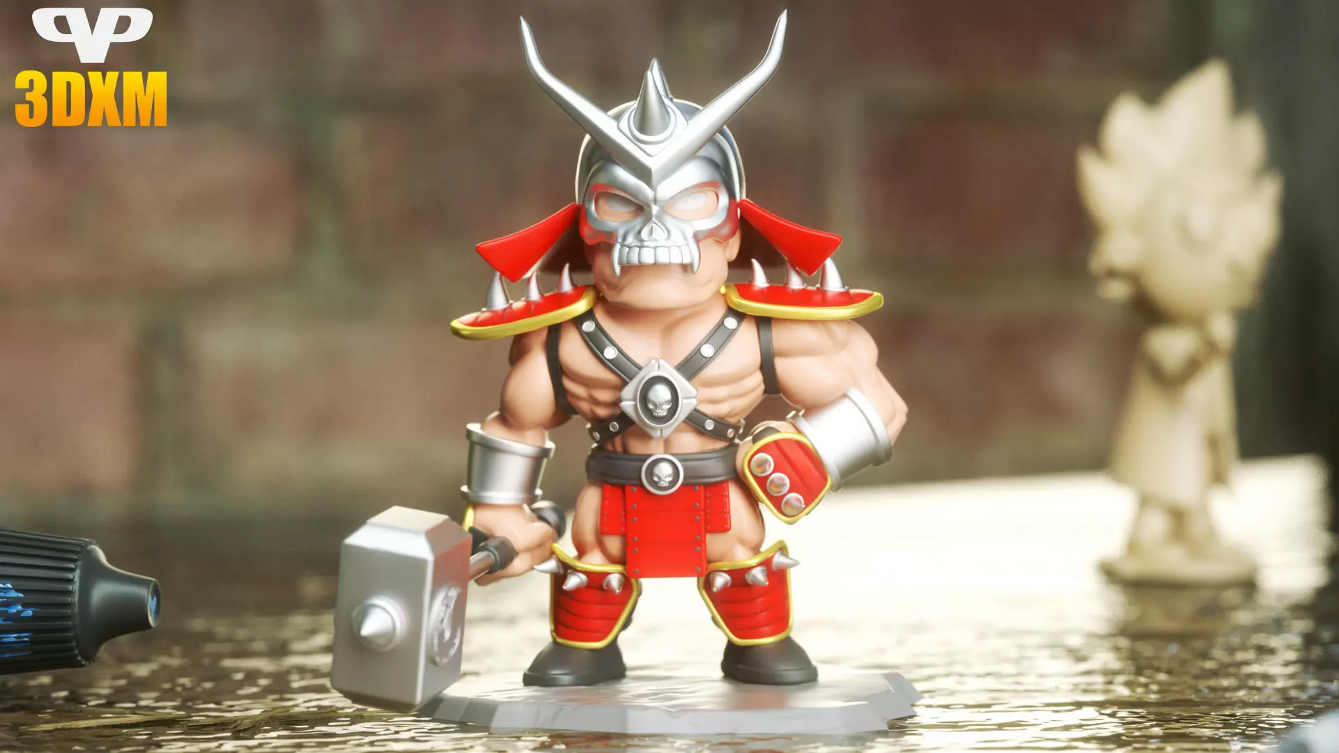 Shao Kahn Chibi for 3D Printing STL 3D print model
