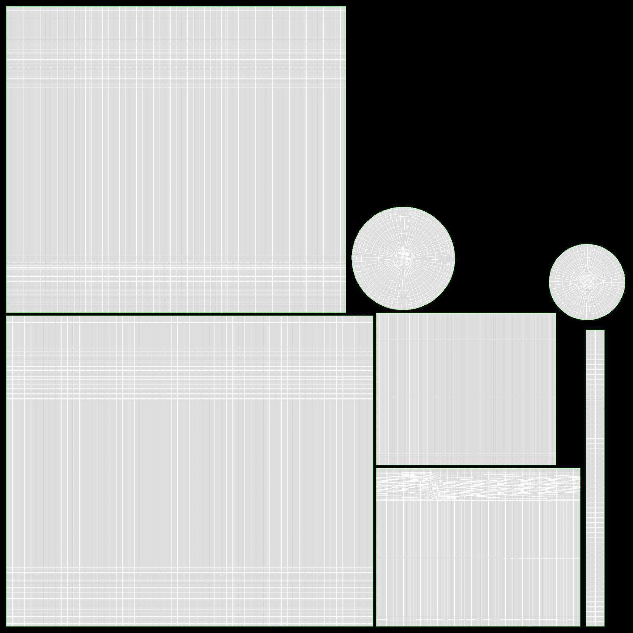 Glass soft drink soda water bottle 38 3D model_9