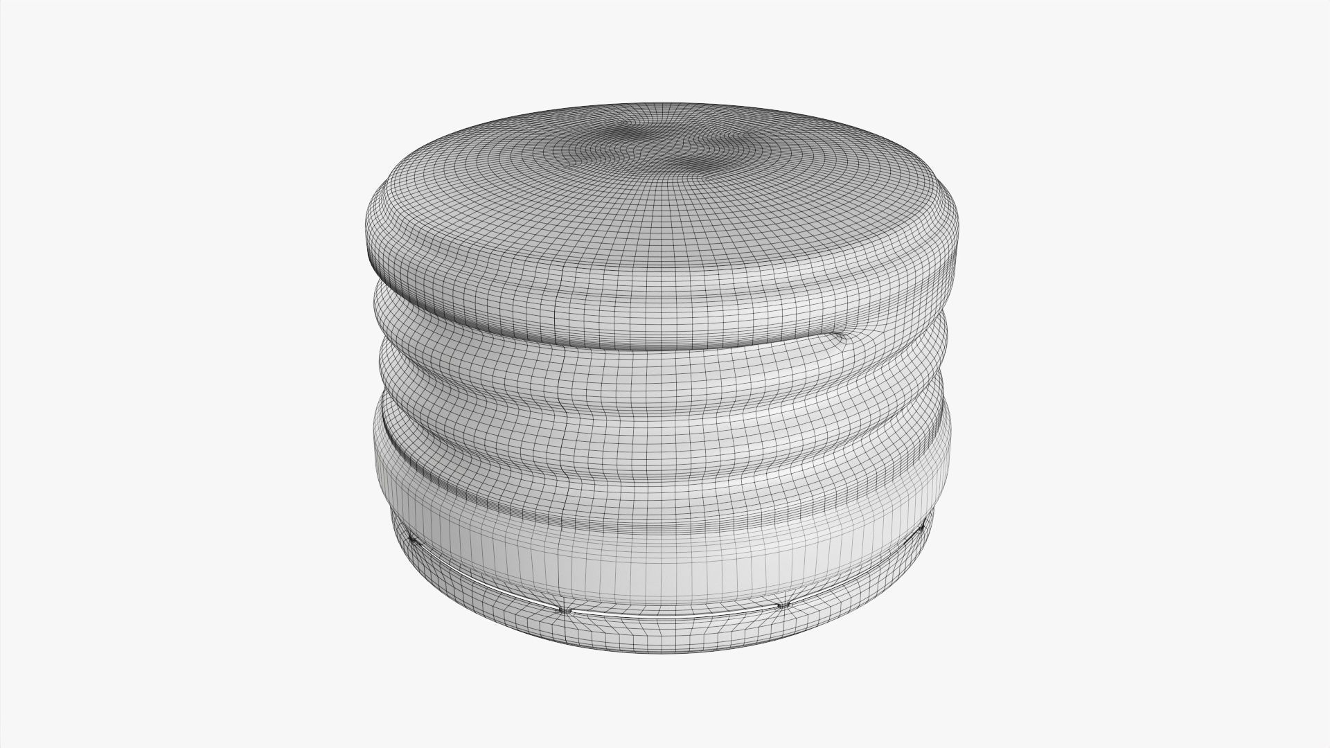 Glass soft drink soda water bottle 38 3D model_5