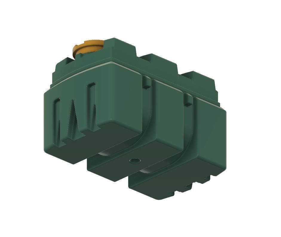 Model Railway - Plastic Oil Tank or Waste Oil Tank 3D print model_7