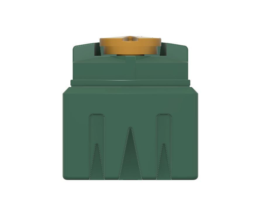 Model Railway - Plastic Oil Tank or Waste Oil Tank 3D print model_9