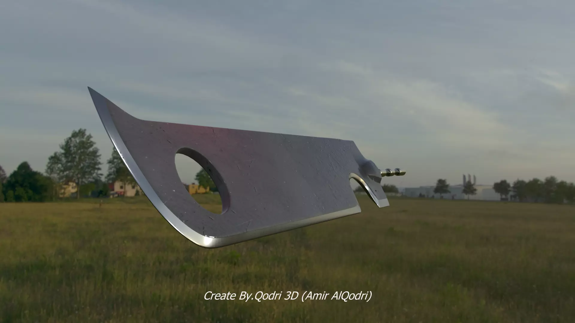 Zabuza Kubikiribochou Sword 3D model_0