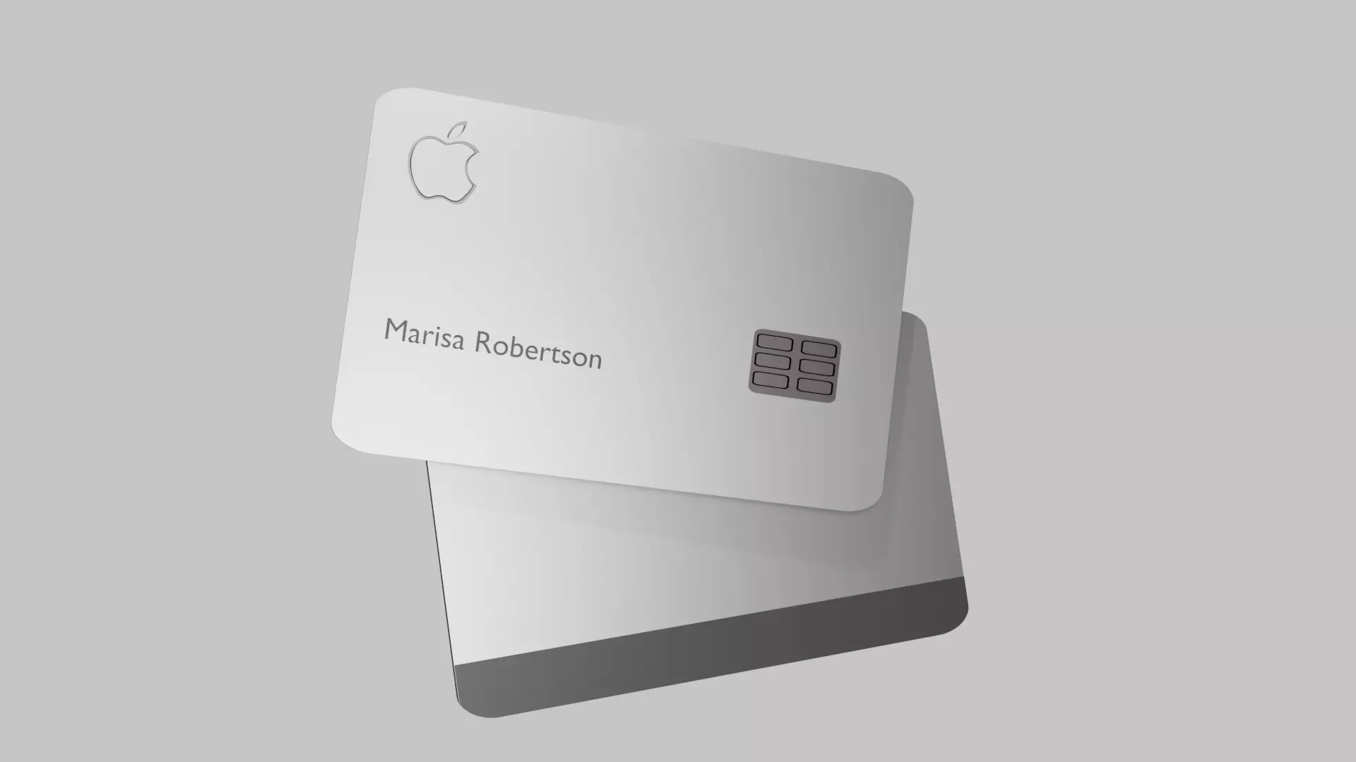 3D model Apple card titanium VR / AR / low-poly | CGTrader