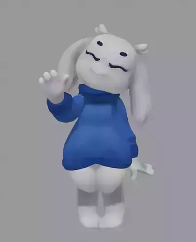 Sue Sakamoto Low-poly 3D model