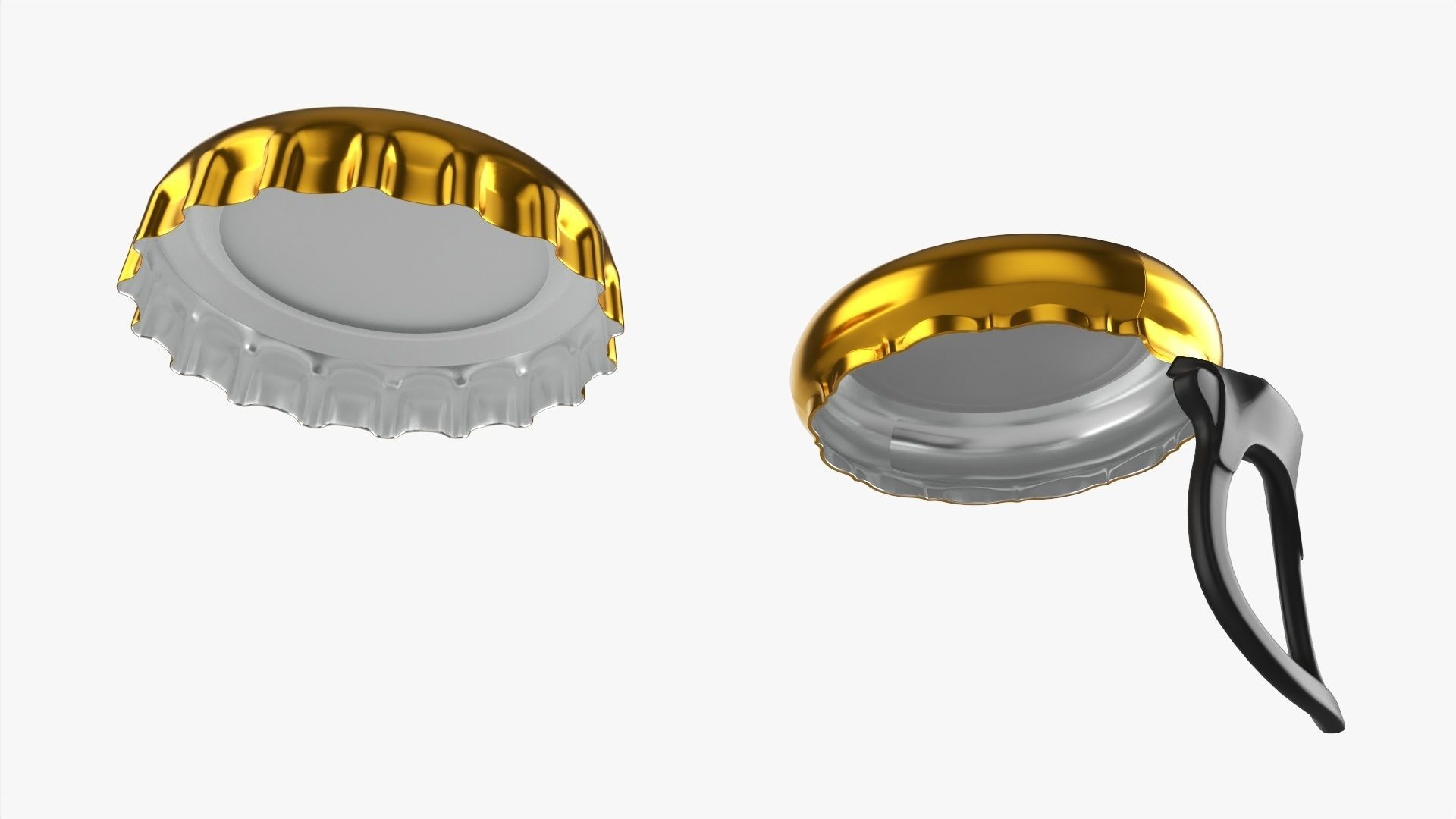 Glass soft drink soda water bottle 08 3D model_5