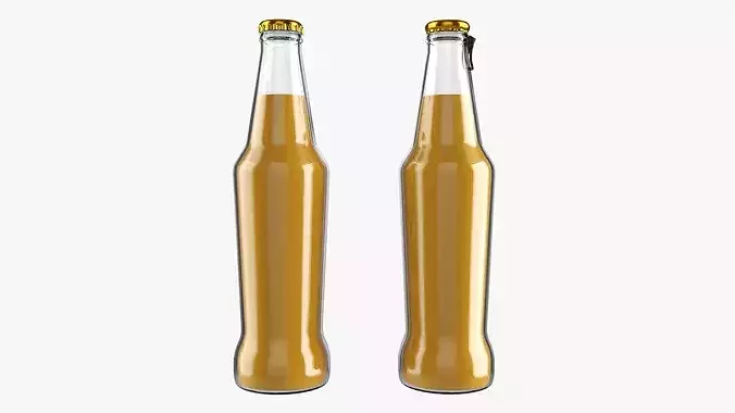 Glass soft drink soda water bottle 18