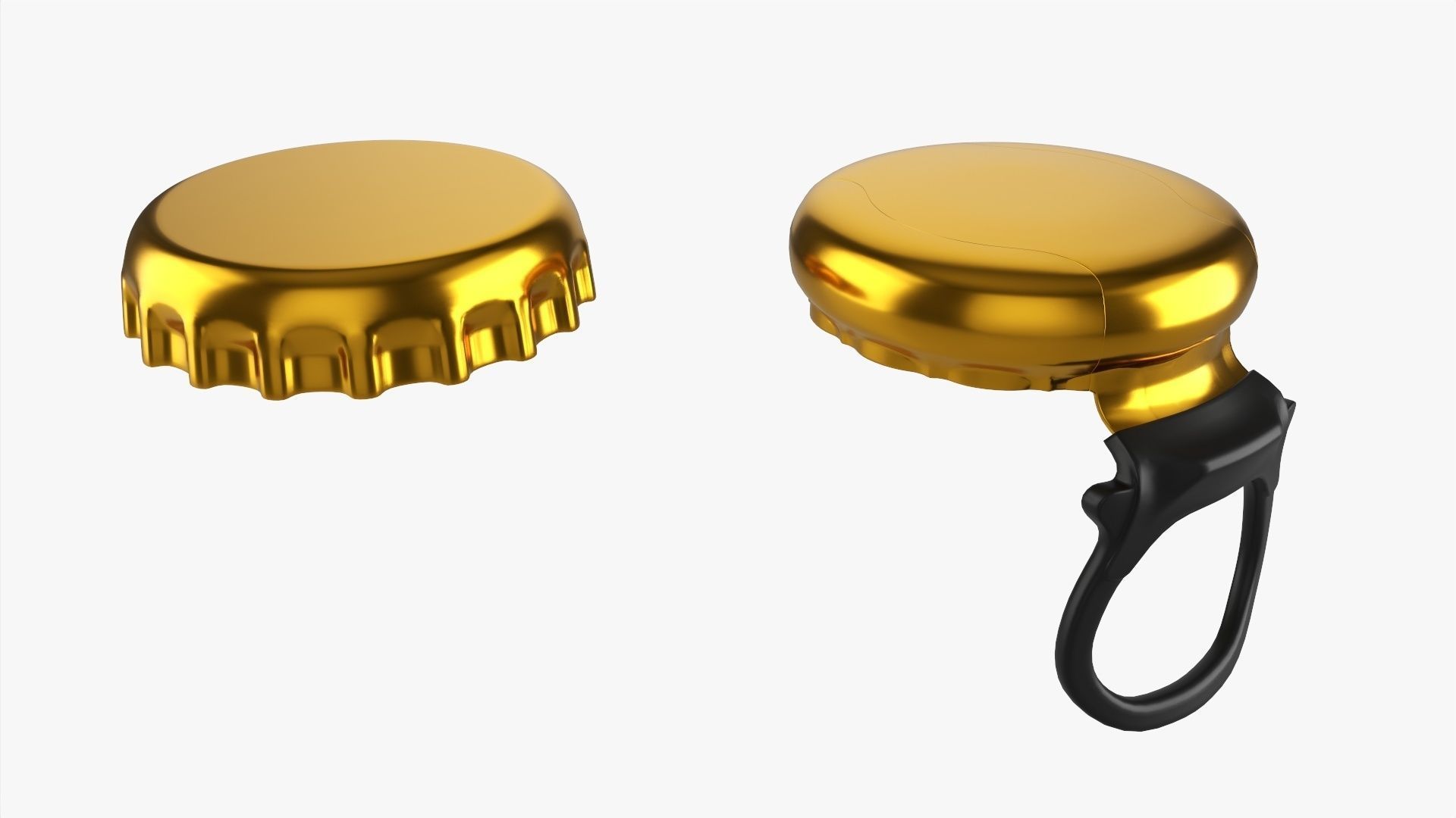 Glass soft drink soda water bottle 19 3D model_3