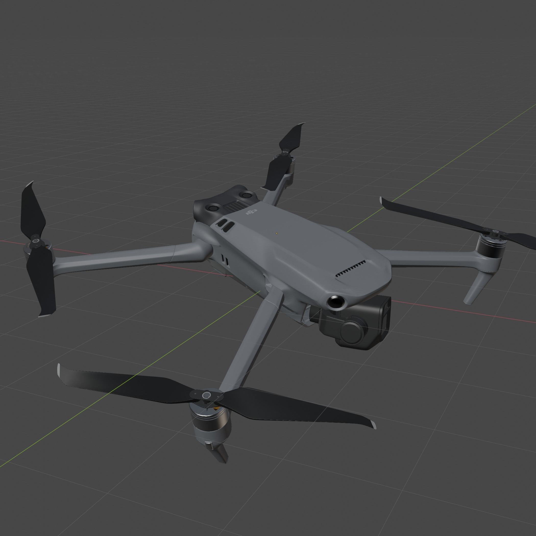 High Detailed 3d model of DJI Mavic 3 3D model_10