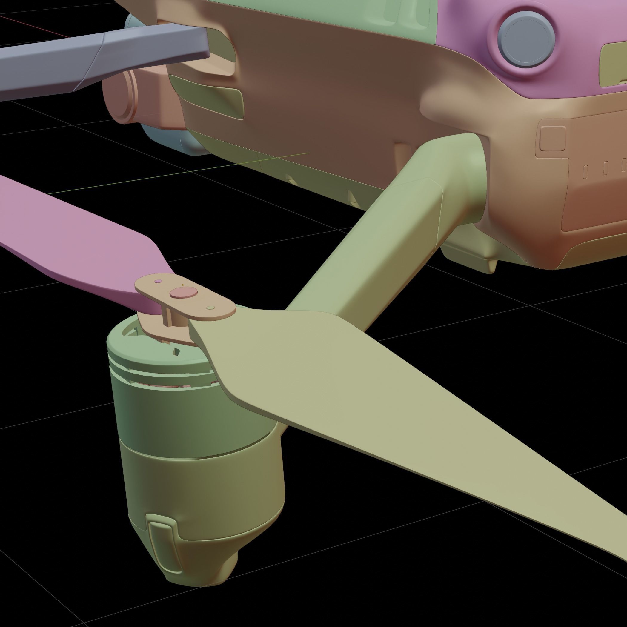 High Detailed 3d model of DJI Mavic 3 3D model_17