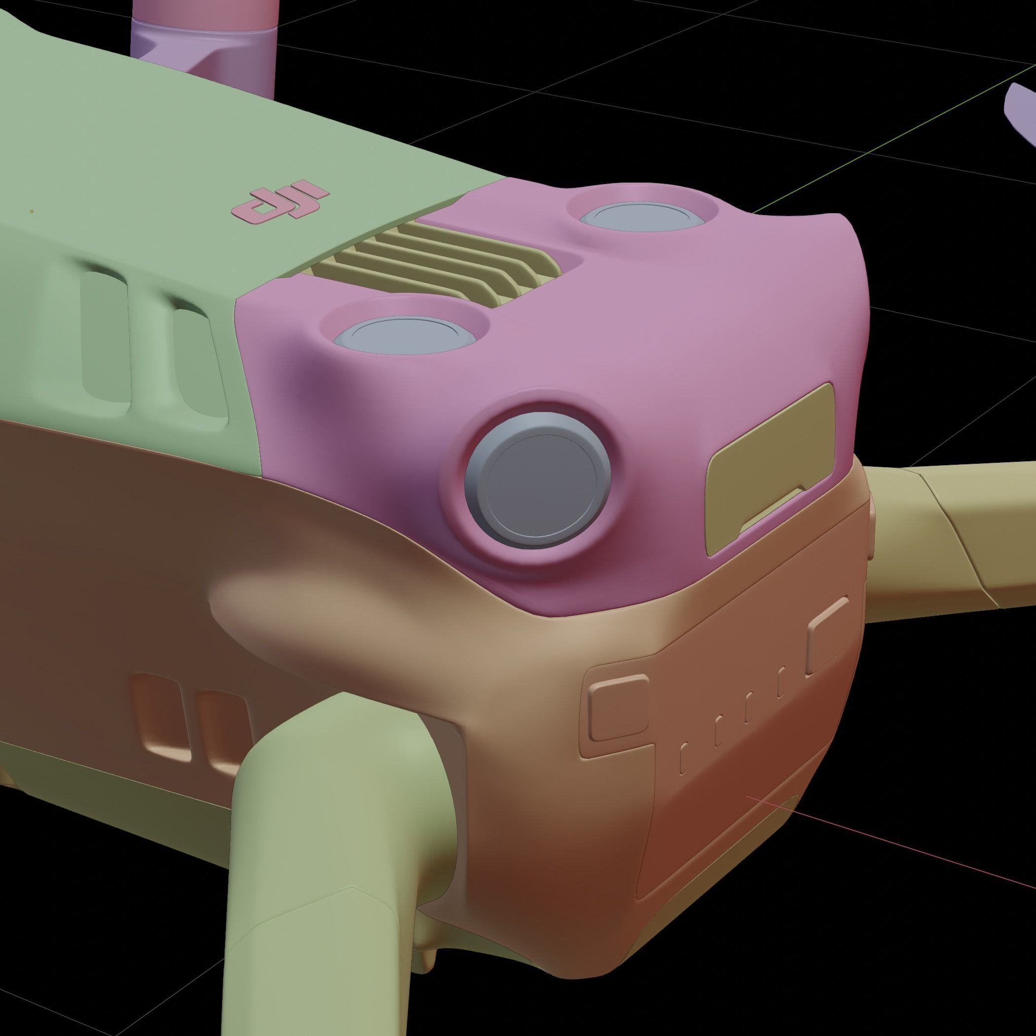 High Detailed 3d model of DJI Mavic 3 3D model_11