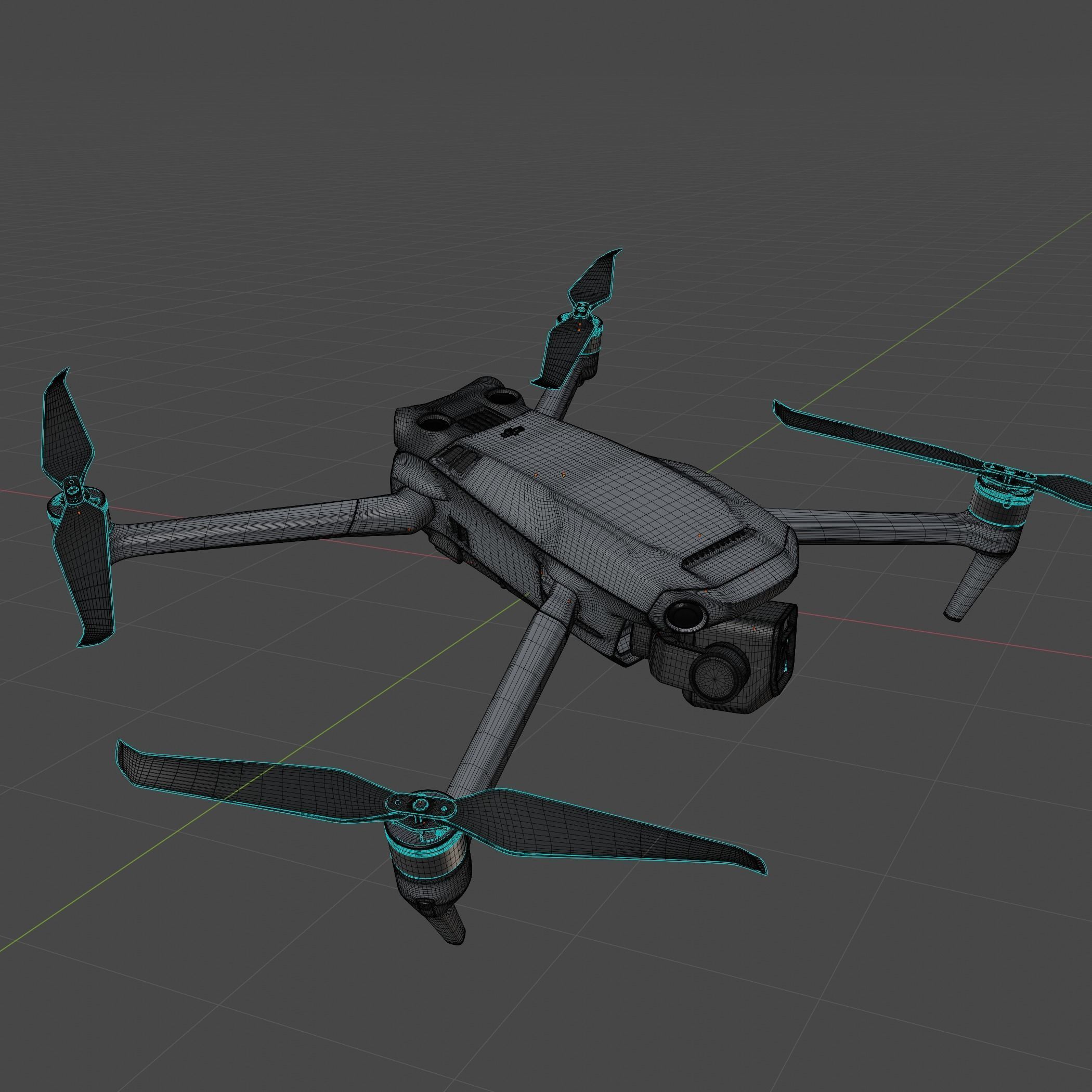 High Detailed 3d model of DJI Mavic 3 3D model_12