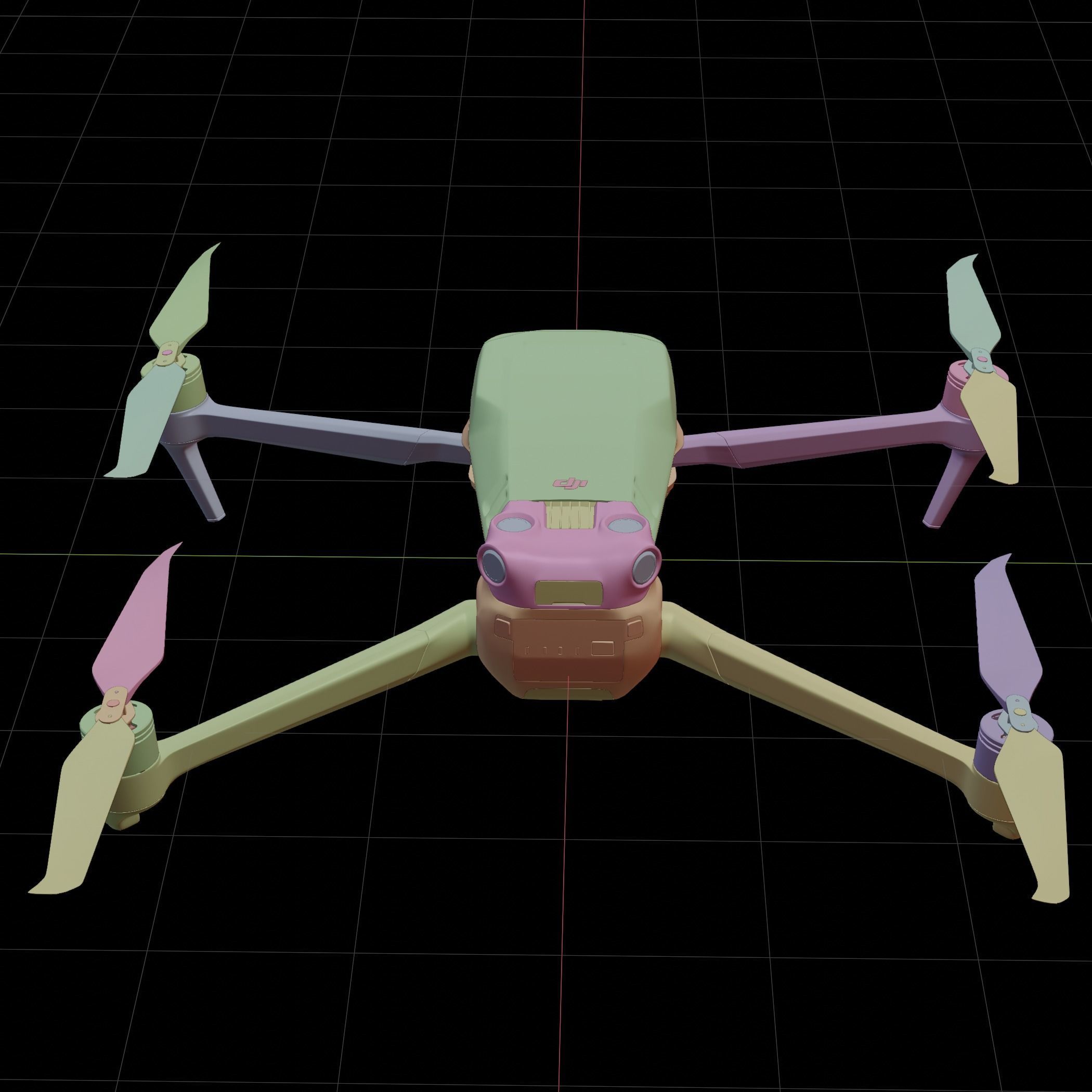 High Detailed 3d model of DJI Mavic 3 3D model_9