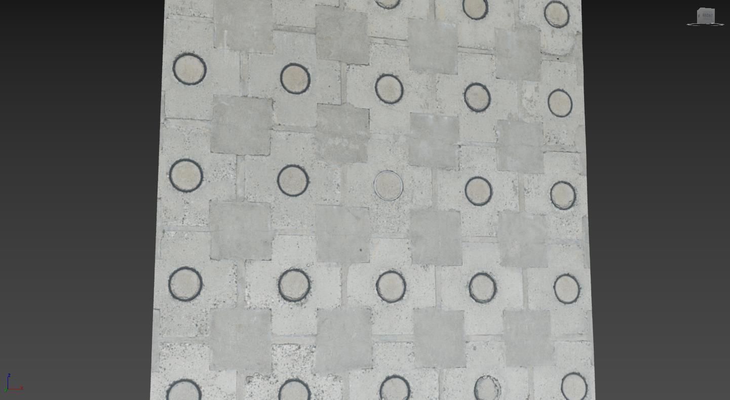 Ultra realistic Concrete floor Hq 3 3D model_10