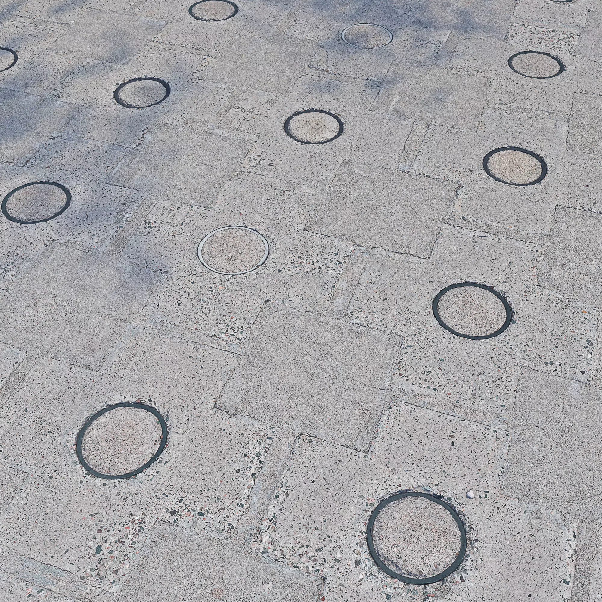 Ultra realistic Concrete floor Hq 3 3D model_0
