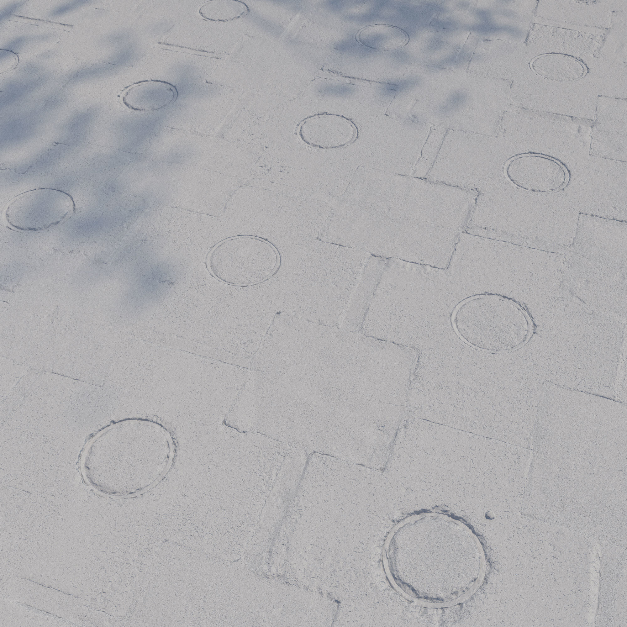 Ultra realistic Concrete floor Hq 3 3D model_5