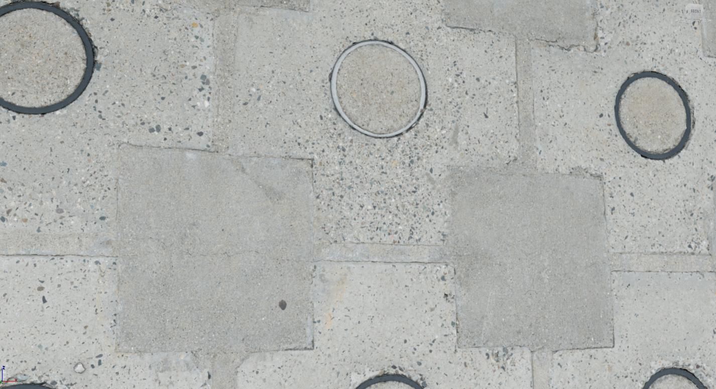 Ultra realistic Concrete floor Hq 3 3D model_12