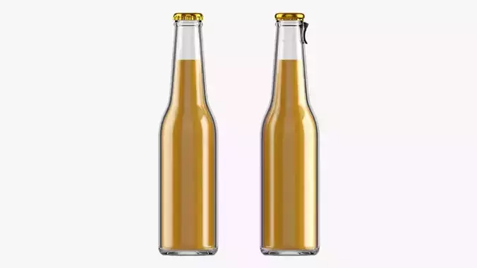 Glass soft drink soda water bottle 24