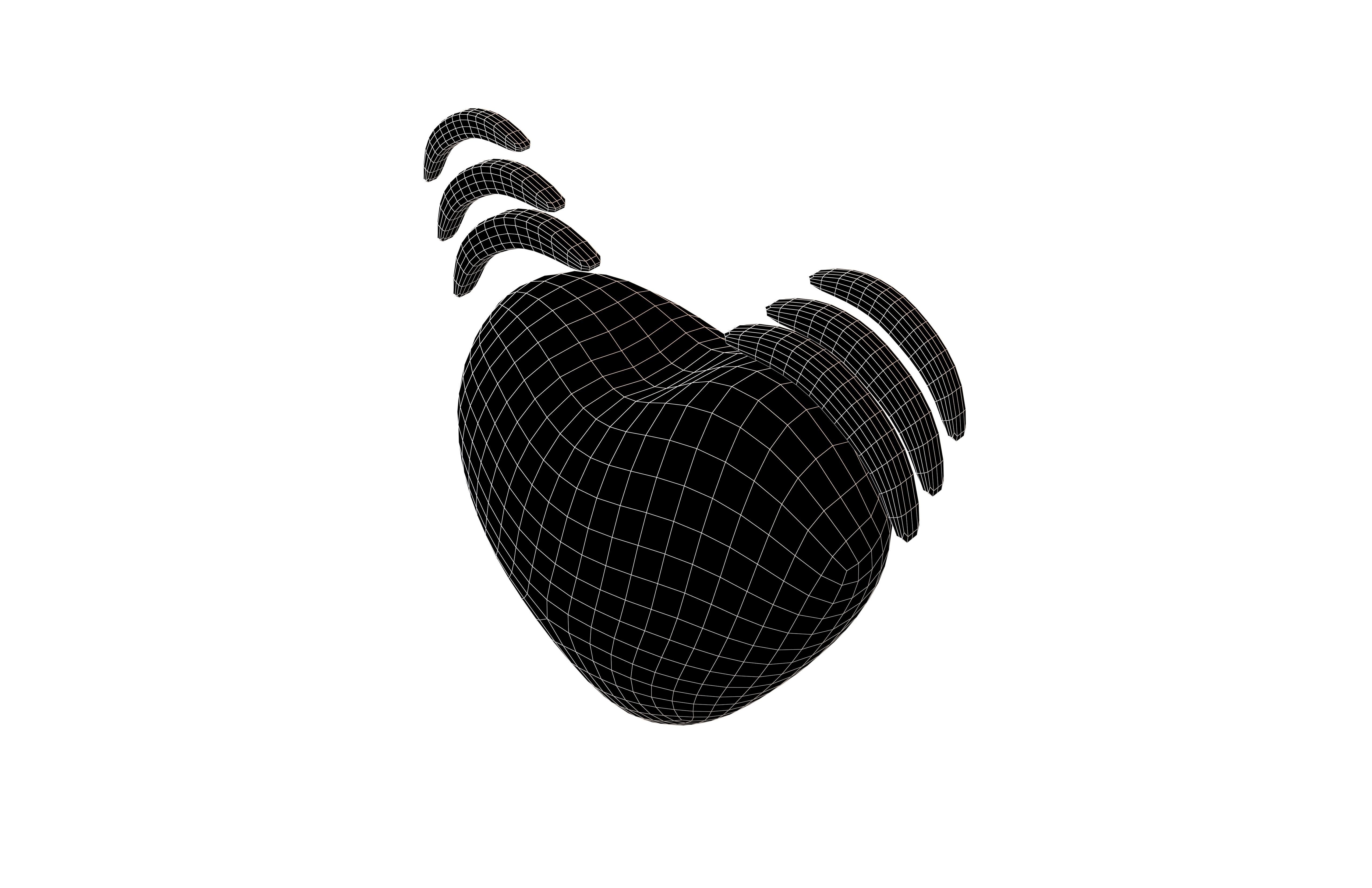 Beating Heart v1 005 Low-poly 3D model_6