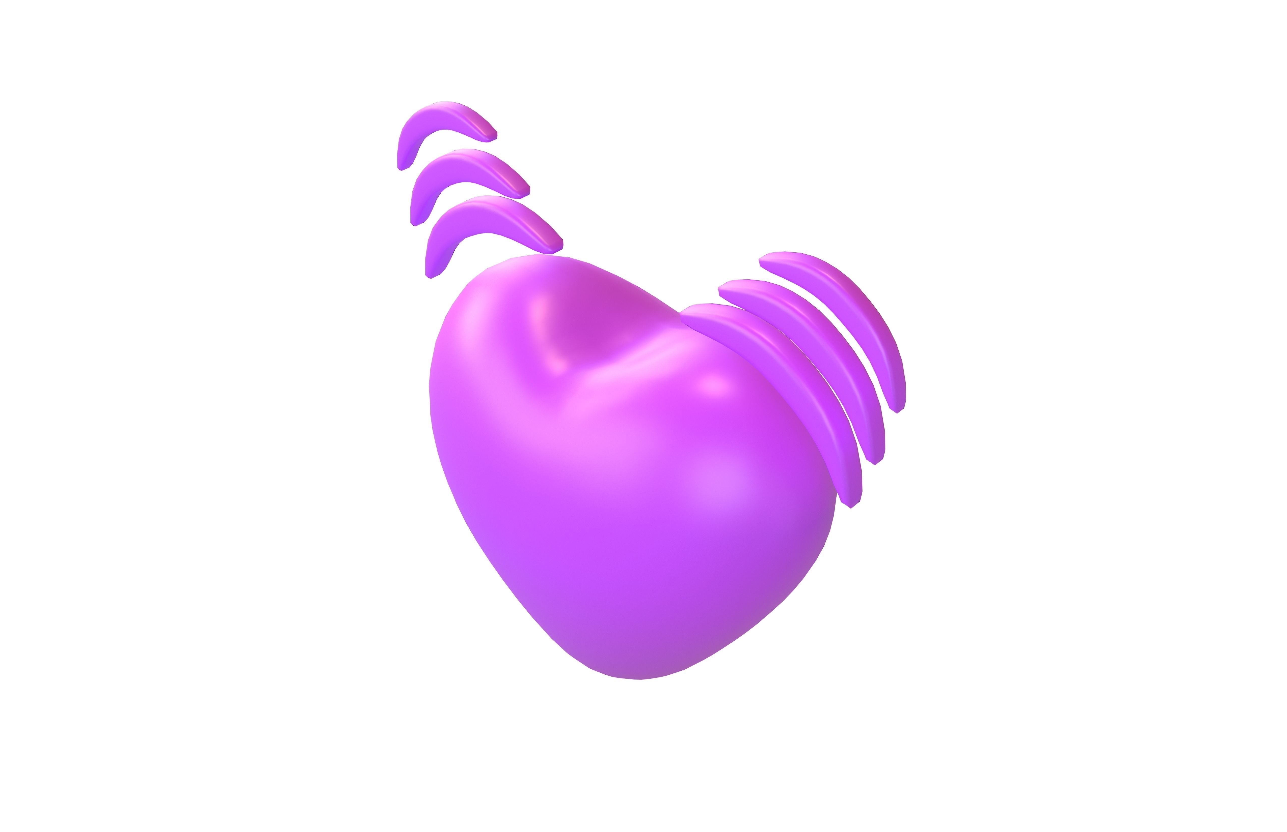 Beating Heart v1 007 Low-poly 3D model_2
