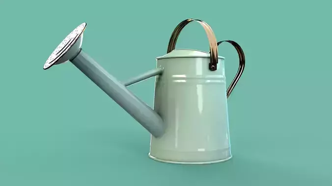 Watering Can Low-poly 3D model