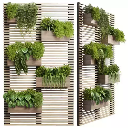 collection outdoor indoor plant stand wall wood vase 02