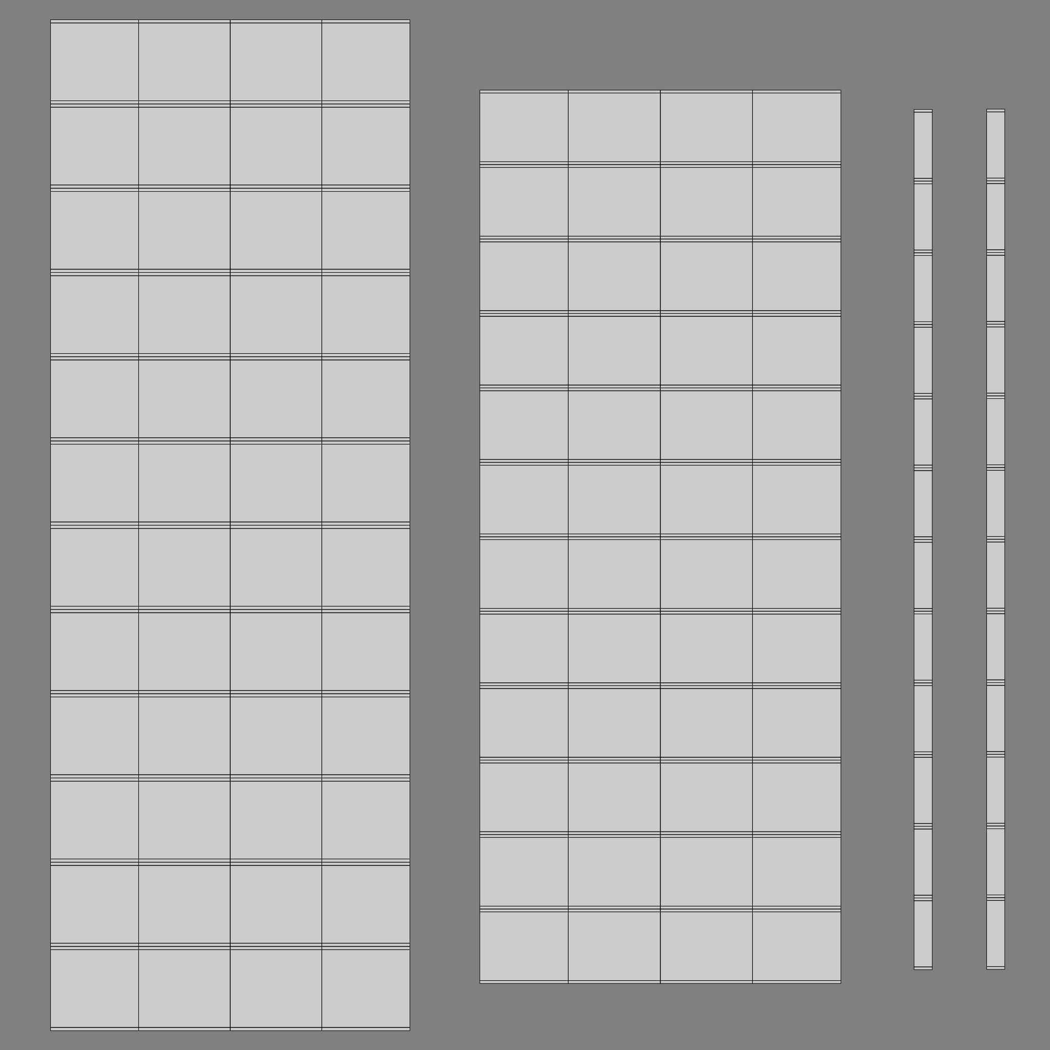 Wooden Barrel with Lids Rims Pins and Bung Low-poly 3D model_30