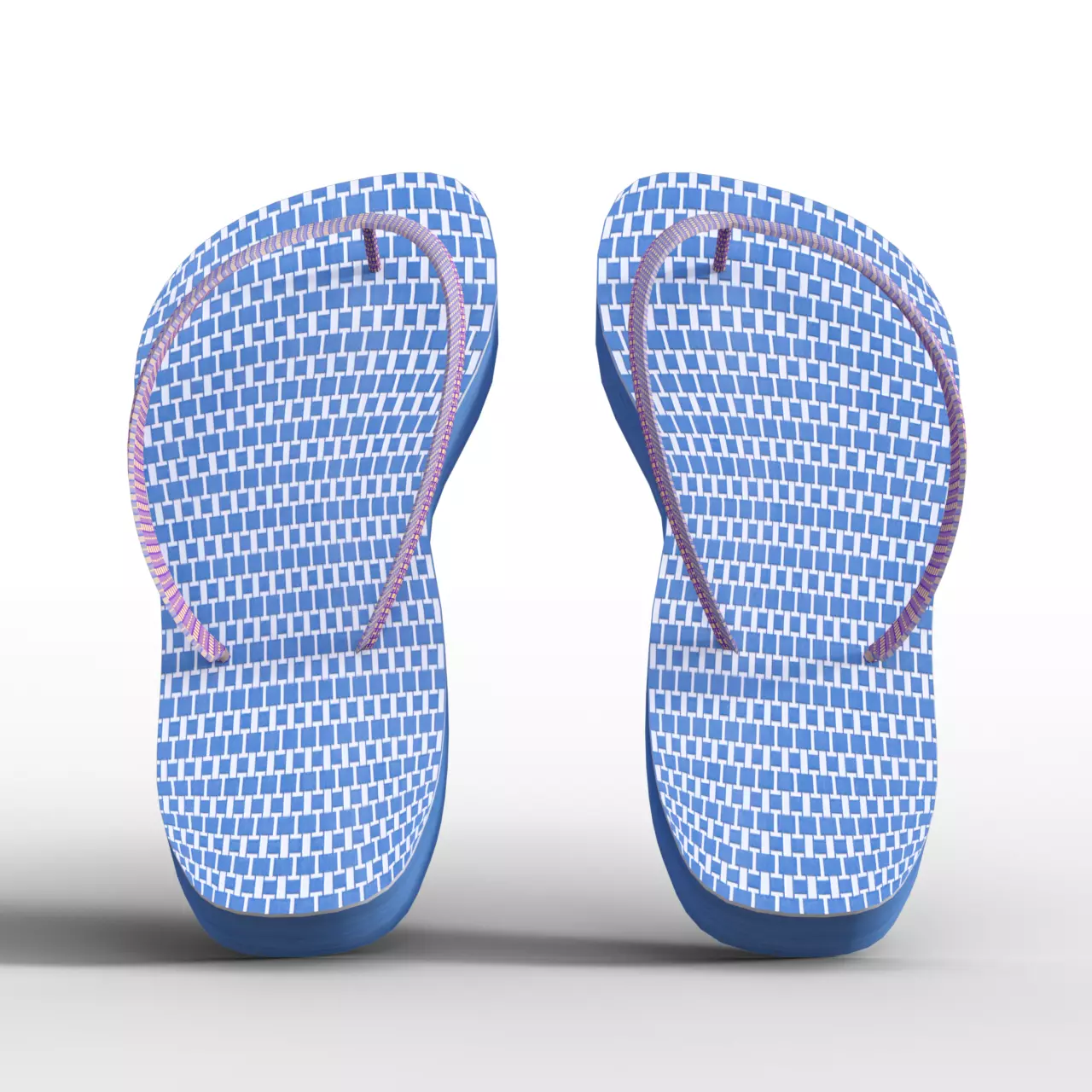 Sandal Jepit 3D model_0