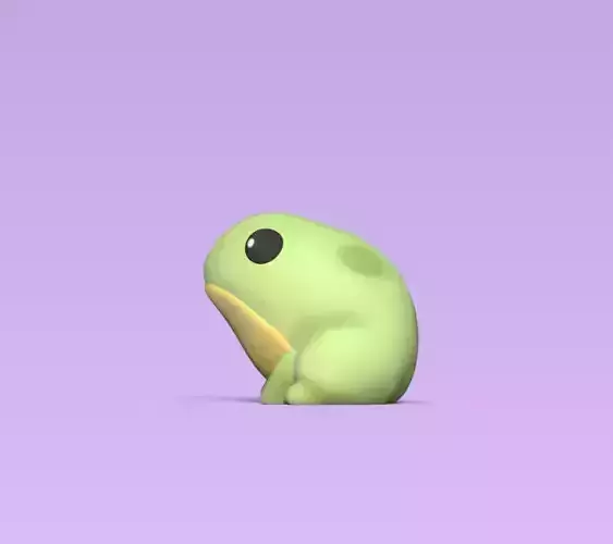 Cute Little Frog 3D print model