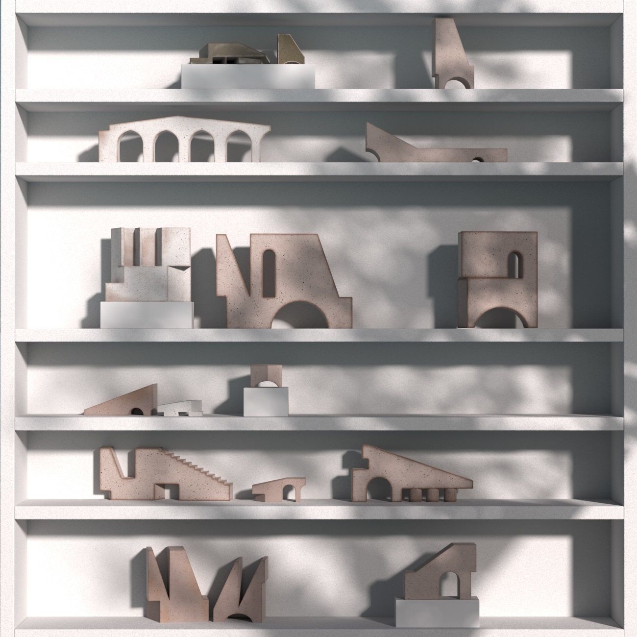 Decorative Objects Set 6 3D model_1