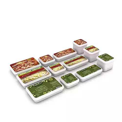 frozen fast foods 3D