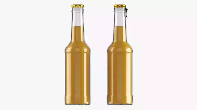 Glass soft drink soda water bottle 37