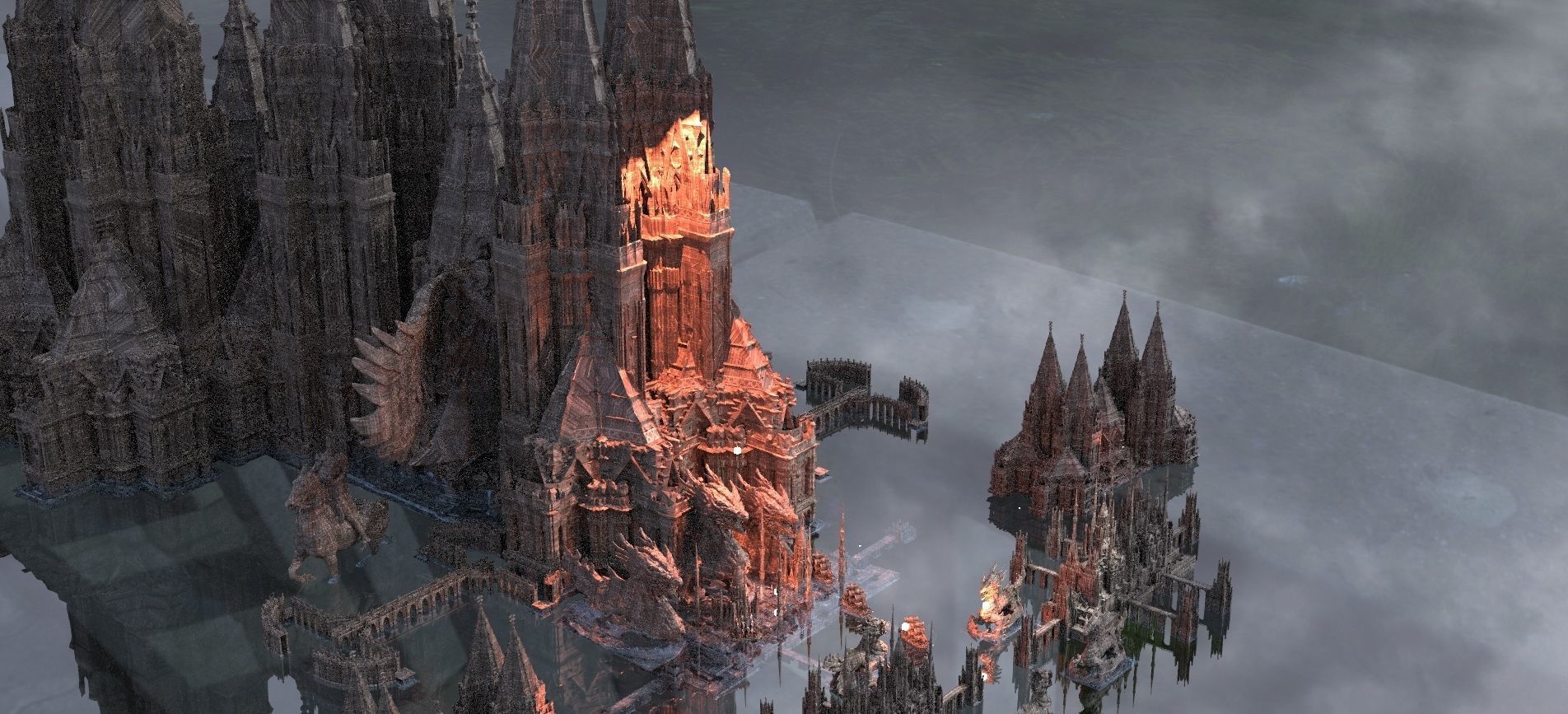 The Blood Halls of Vampire Elite Kit bash 3D model_1