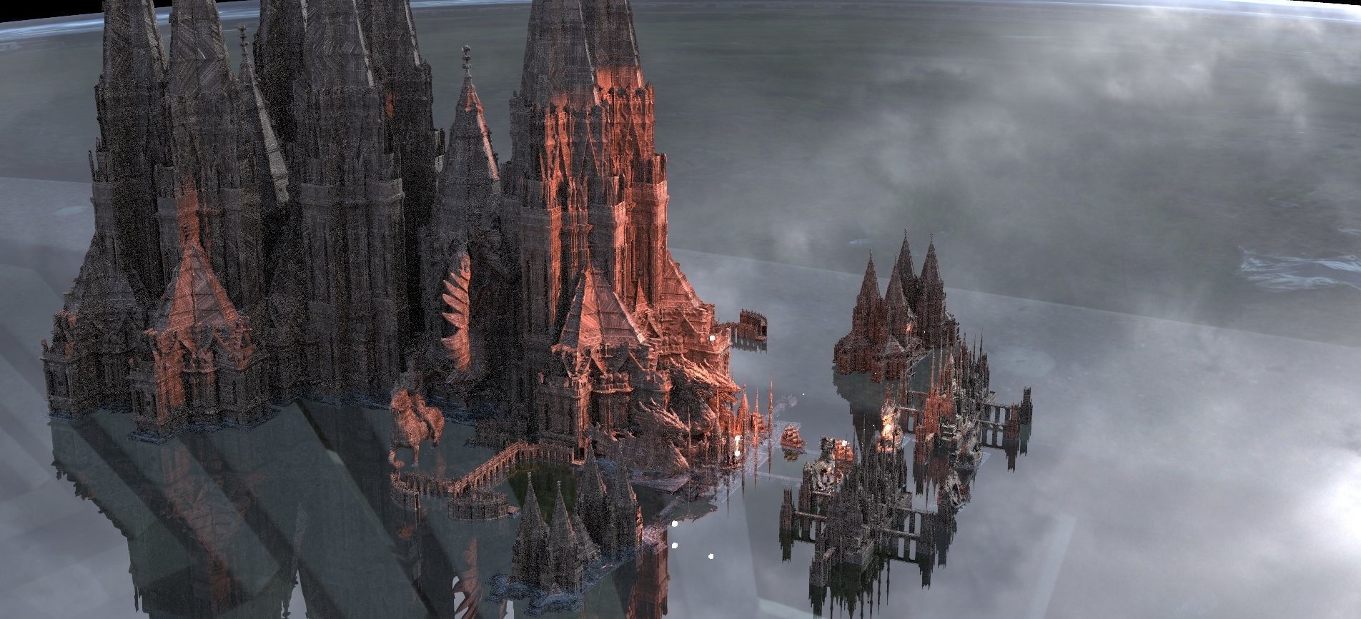 The Blood Halls of Vampire Elite Kit bash 3D model_3