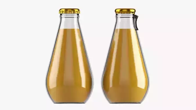 Glass soft drink soda water bottle 41