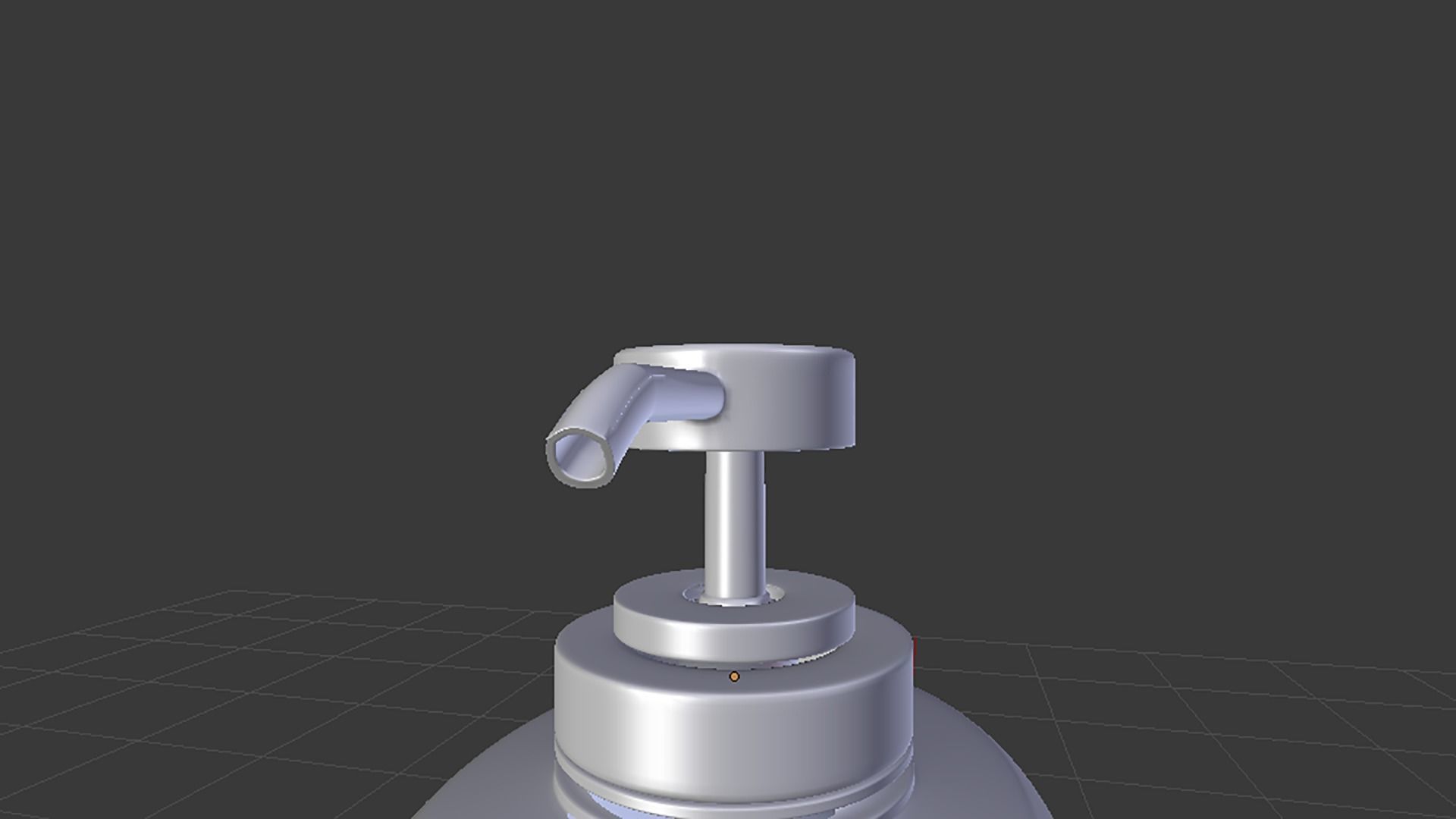Lotion Bottle  Low-poly 3D model_2