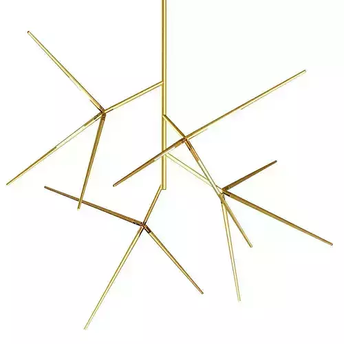 Lampatron Flask chandelier 3D model