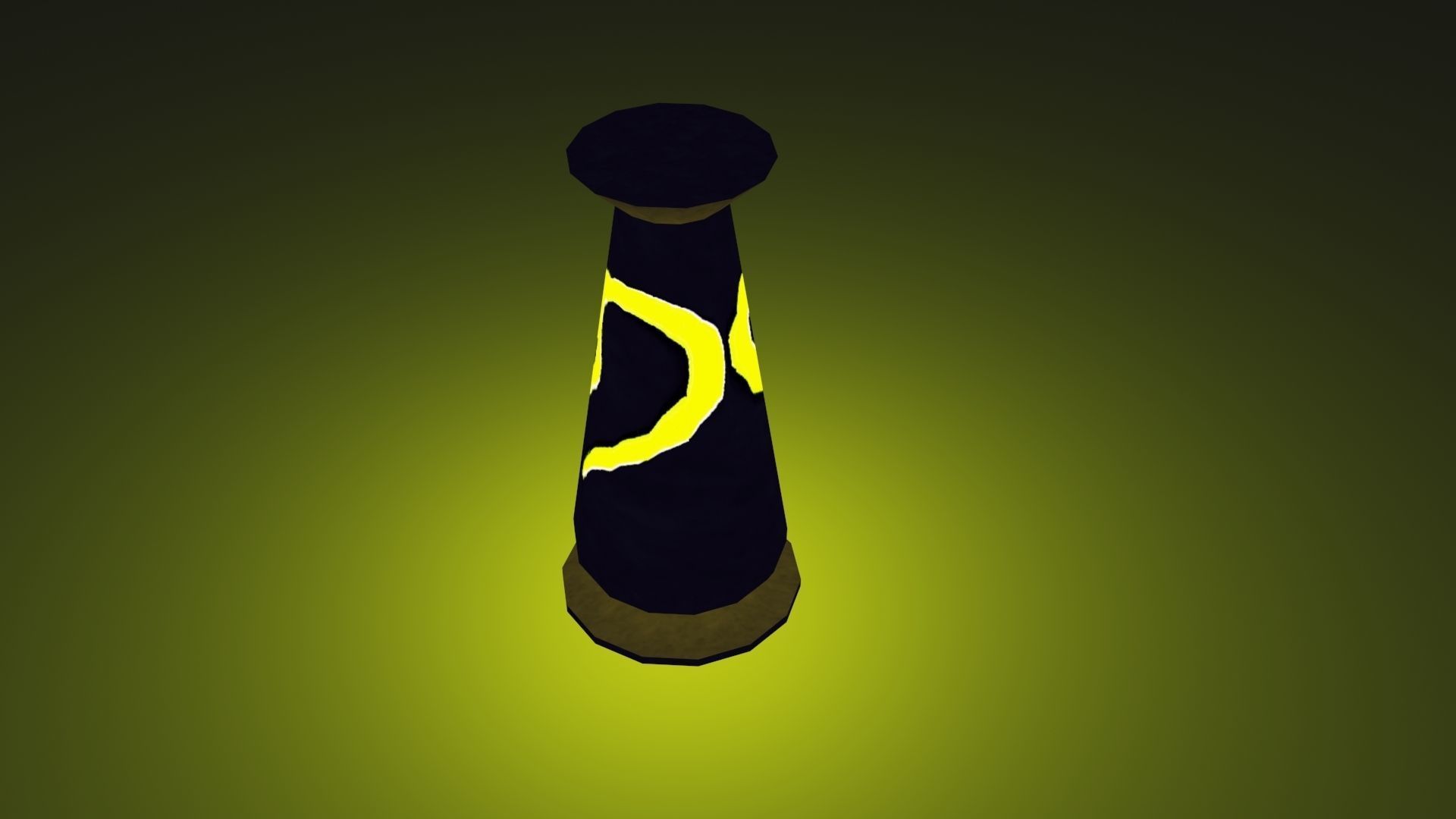 Illuminated Column Package Low Poly Low-poly 3D model_11